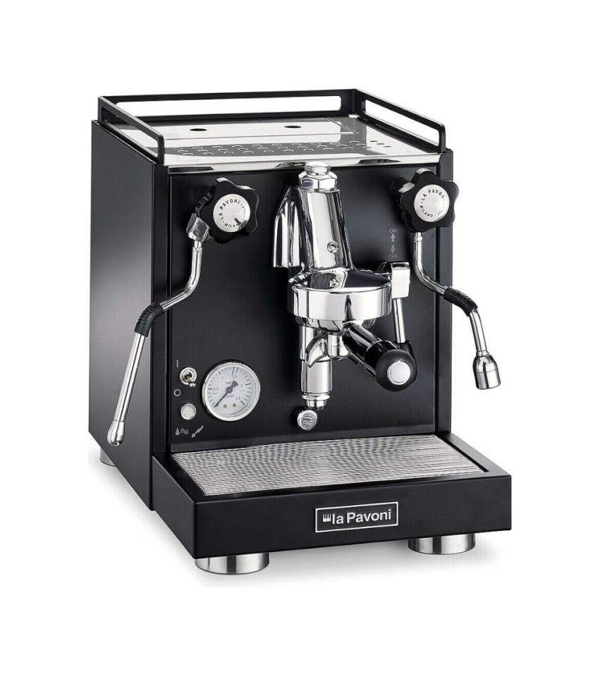 La Pavoni espressomasin LPSCCB01EU Nuova Cellini Classic Semi-Automatic Coffee Machine, must