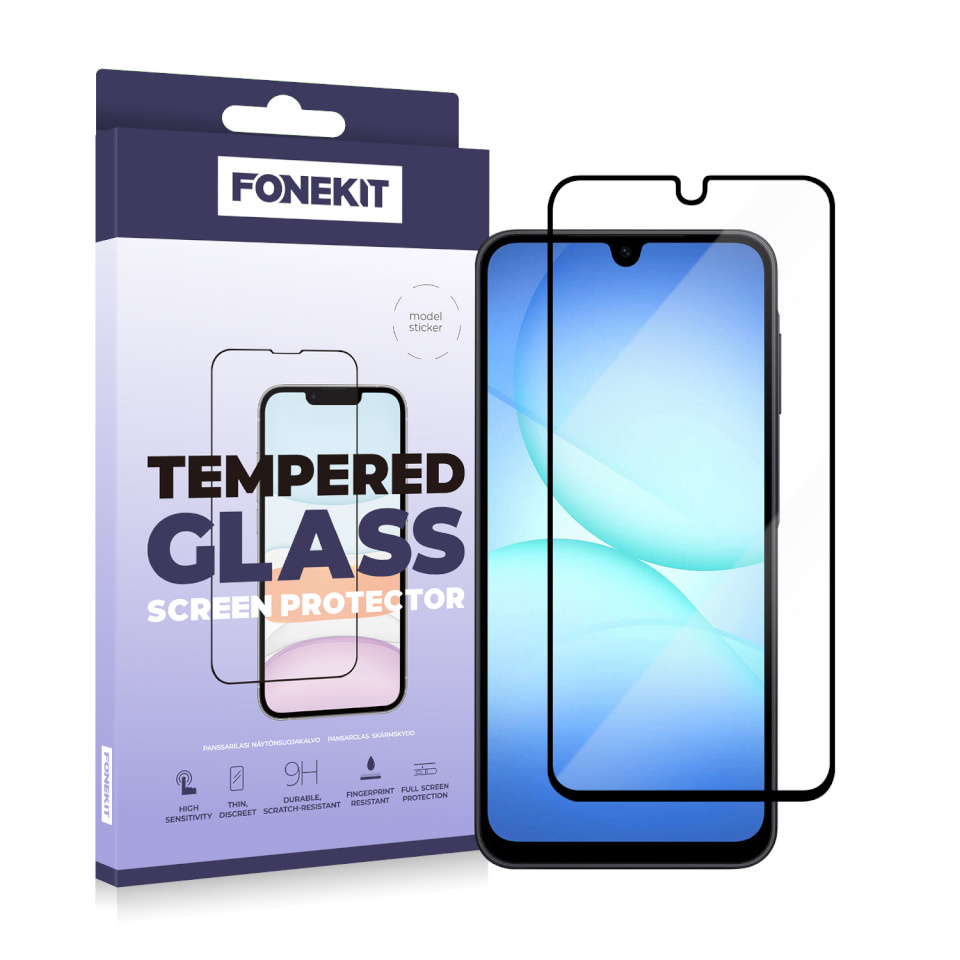 FoneKit kaitseklaas Full Cover, Samsung Galaxy A17 5G