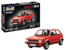 Revell Plastic model car VW Golf1 GTI 50 years 1:24