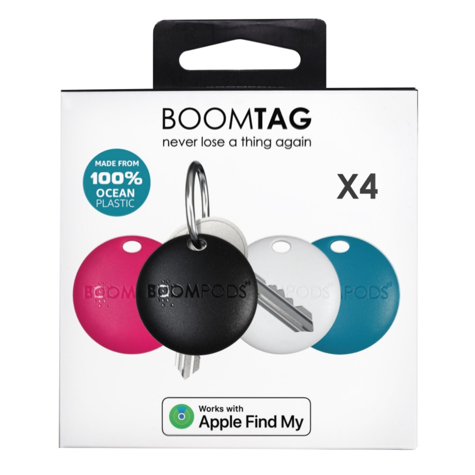 Boompods lokaator Boomtag Multi Pack 4tk