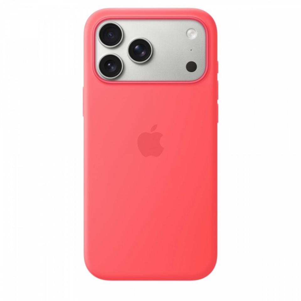 Apple kaitsekest iPhone 17 Pro Max Silicone Case with MagSafe - Bright Guava