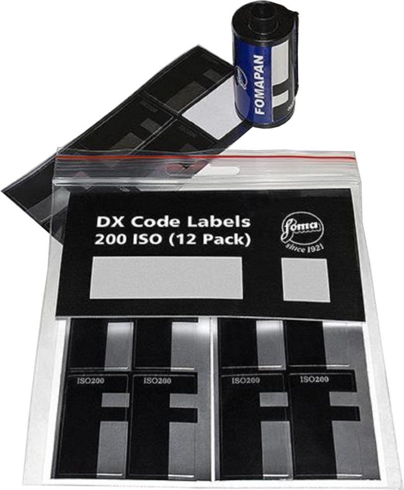 Foma kleebis DX Code ISO 200 12tk