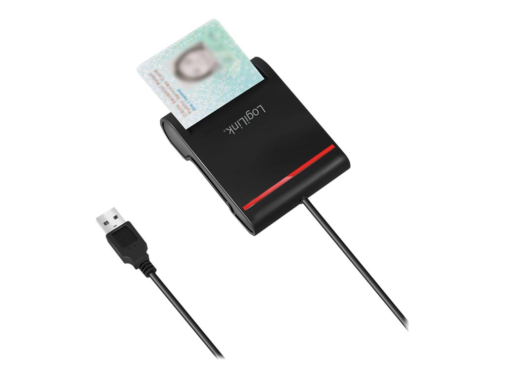 Logilink id kaardilugeja USB 2.0 Smart Card Reader CR0047