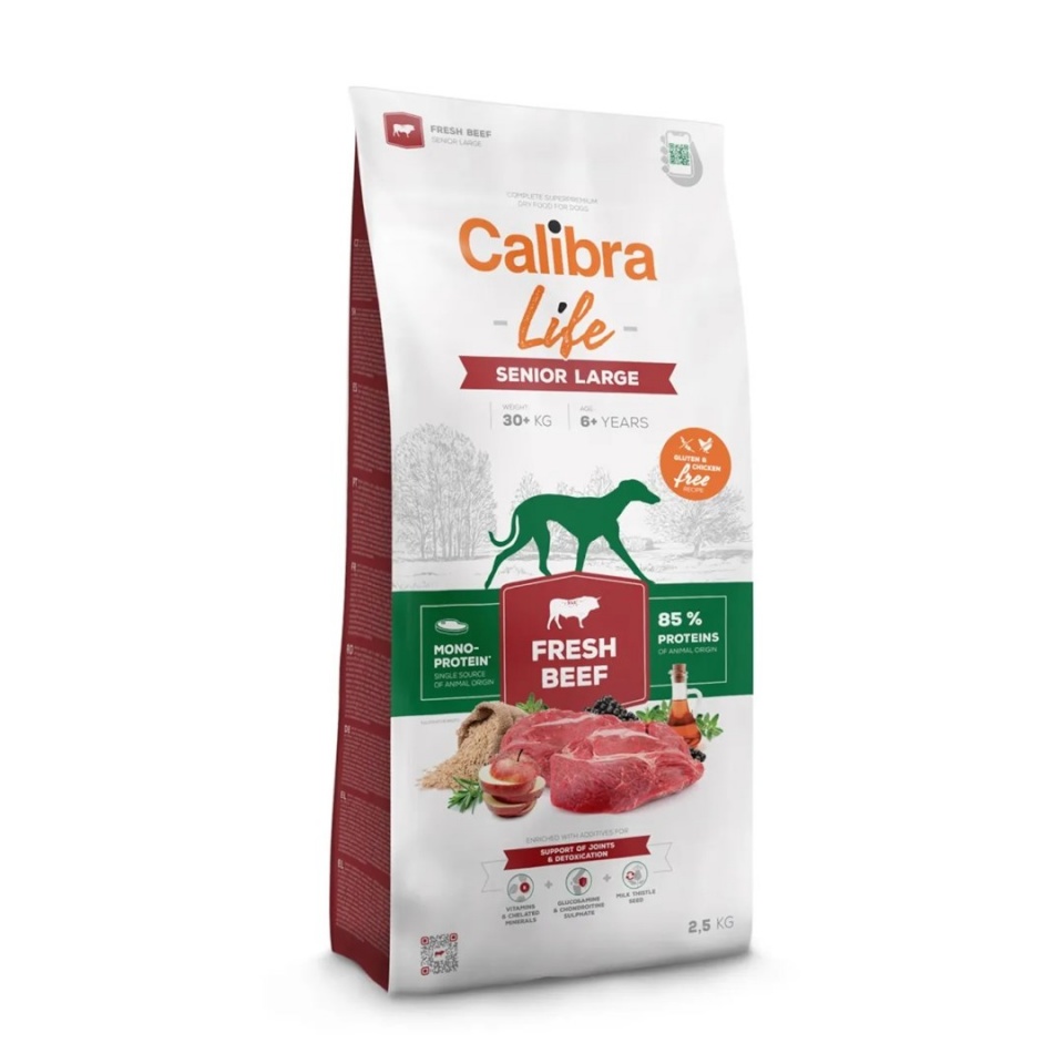 Calibra kuivtoit koerale Life Senior Large Fresh Beef, 12kg