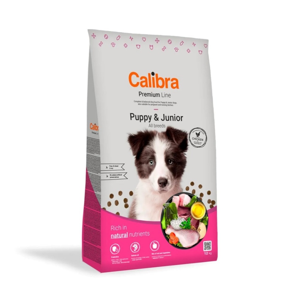 Calibra kuivtoit koerale Dog Premium Line Puppy & Junior Chicken, 12kg