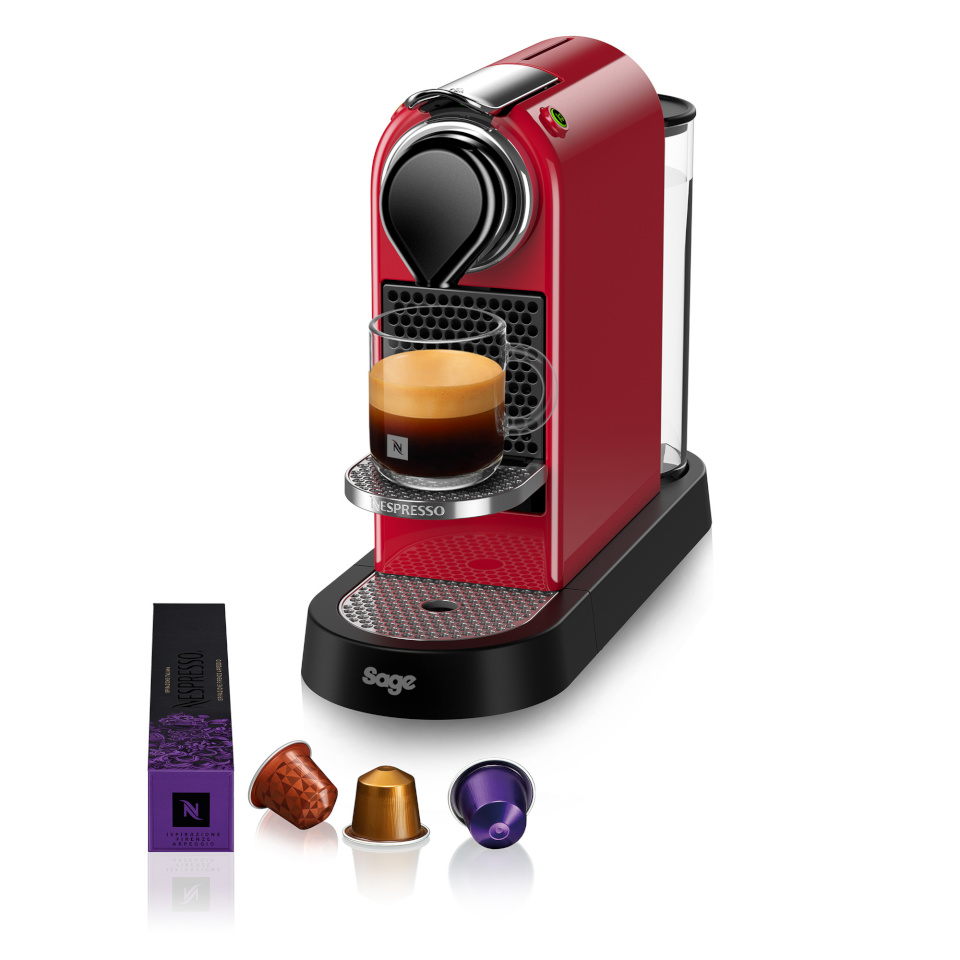 Sage kapselkohvimasin Nespresso Citiz by Sage Capsule Machine, punane