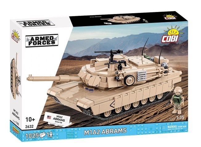 Cobi klotsid M1A2 Abrams 1025 klocków