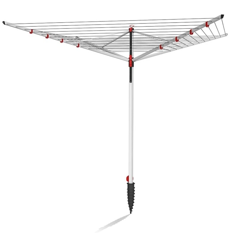 Vileda pesukuivausrest Sun Lift Plus 60 must, valge Aluminium 60 m
