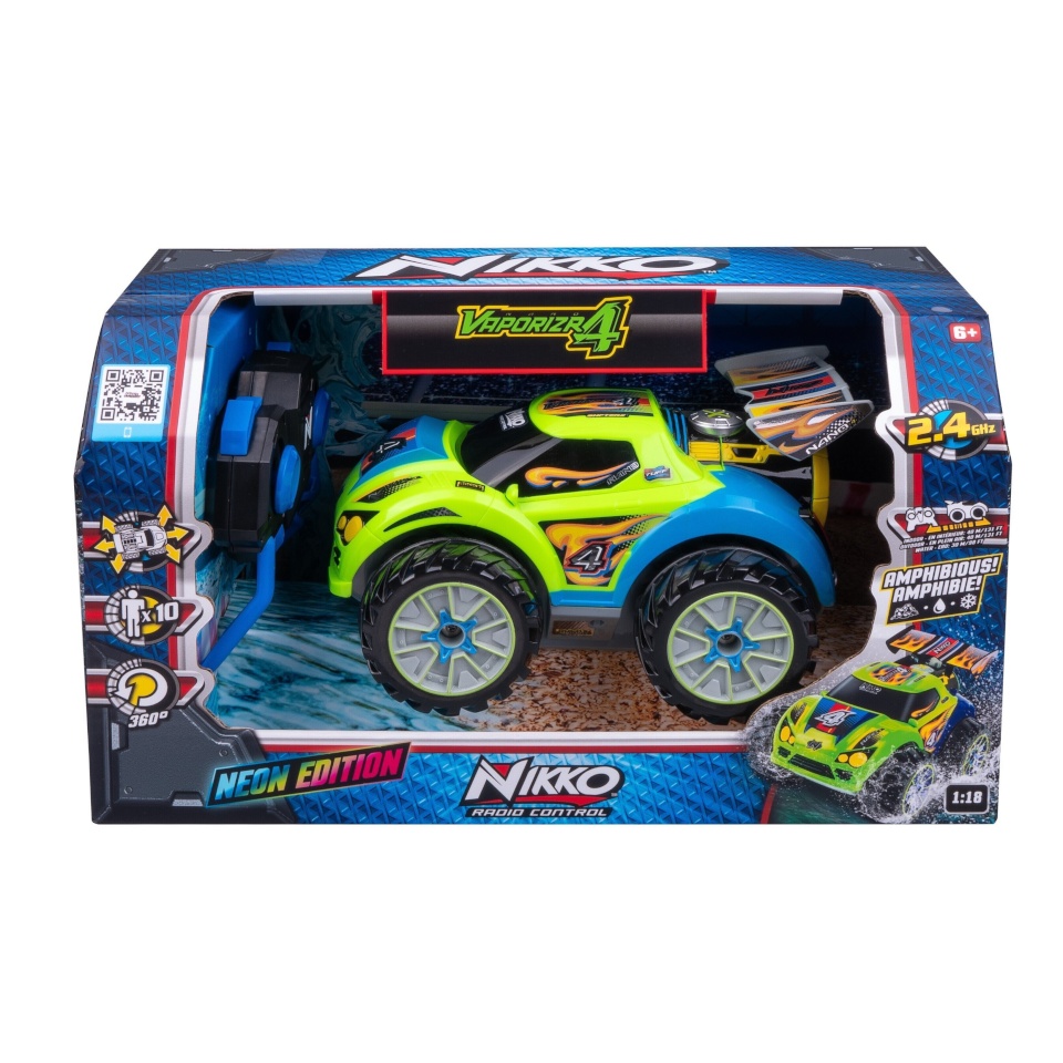 Nikko kaugjuhtimisega auto Nano VaporizR amfiibne 4x4
