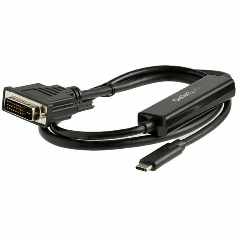 Startech USB C -DVI-D Kaabel CDP2DVIMM1MB must 1 m
