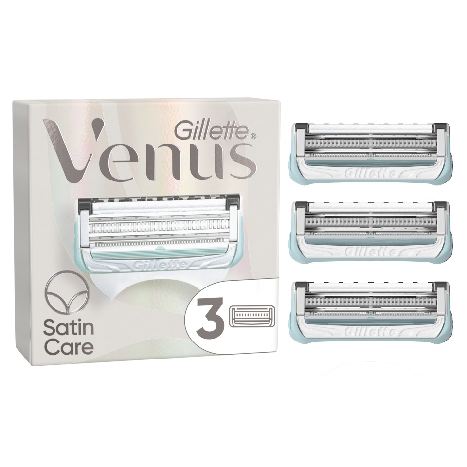Gillette raseerimisterad Venus Pubic Hair & Skin Spare Blades, 3tk