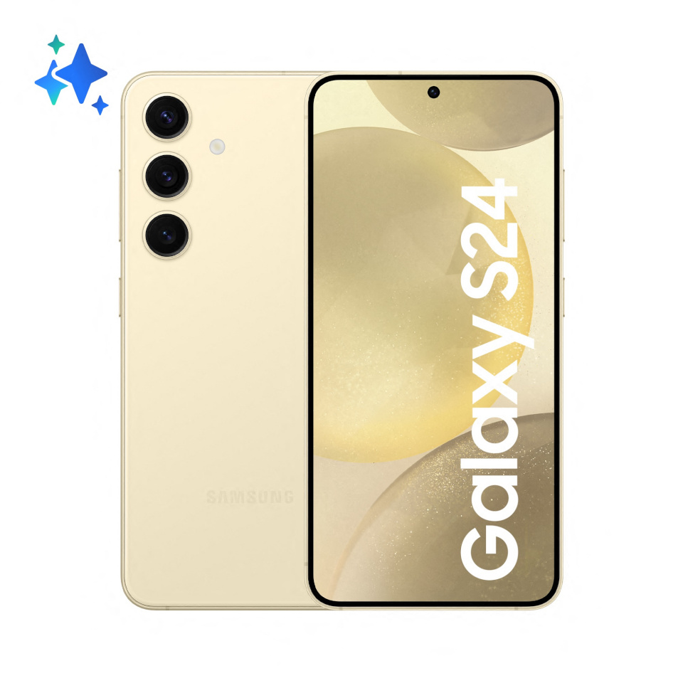 Samsung mobiiltelefon Galaxy S24 5G 8/256GB DS SM-S921B Amber kollane