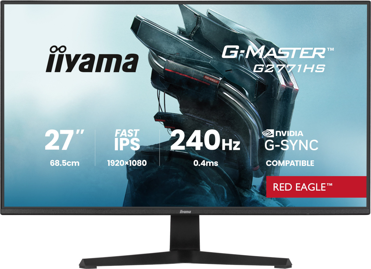 iiyama monitor 68.6cm (27") G2771HS-B1 16:9 2xHDMI+DP IPS must