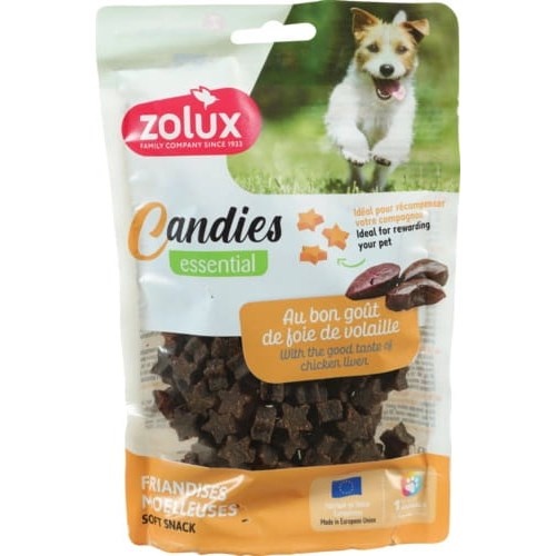 Zolux maius koerale Candies Essential Liver Stars, 150g