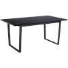 H4Y söögilaud AMBLE 160x90xH74cm, must marmor