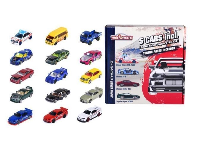 Simba 212051032 Set pojazdów Majorette Bonus pak Japan 3 rodzaje