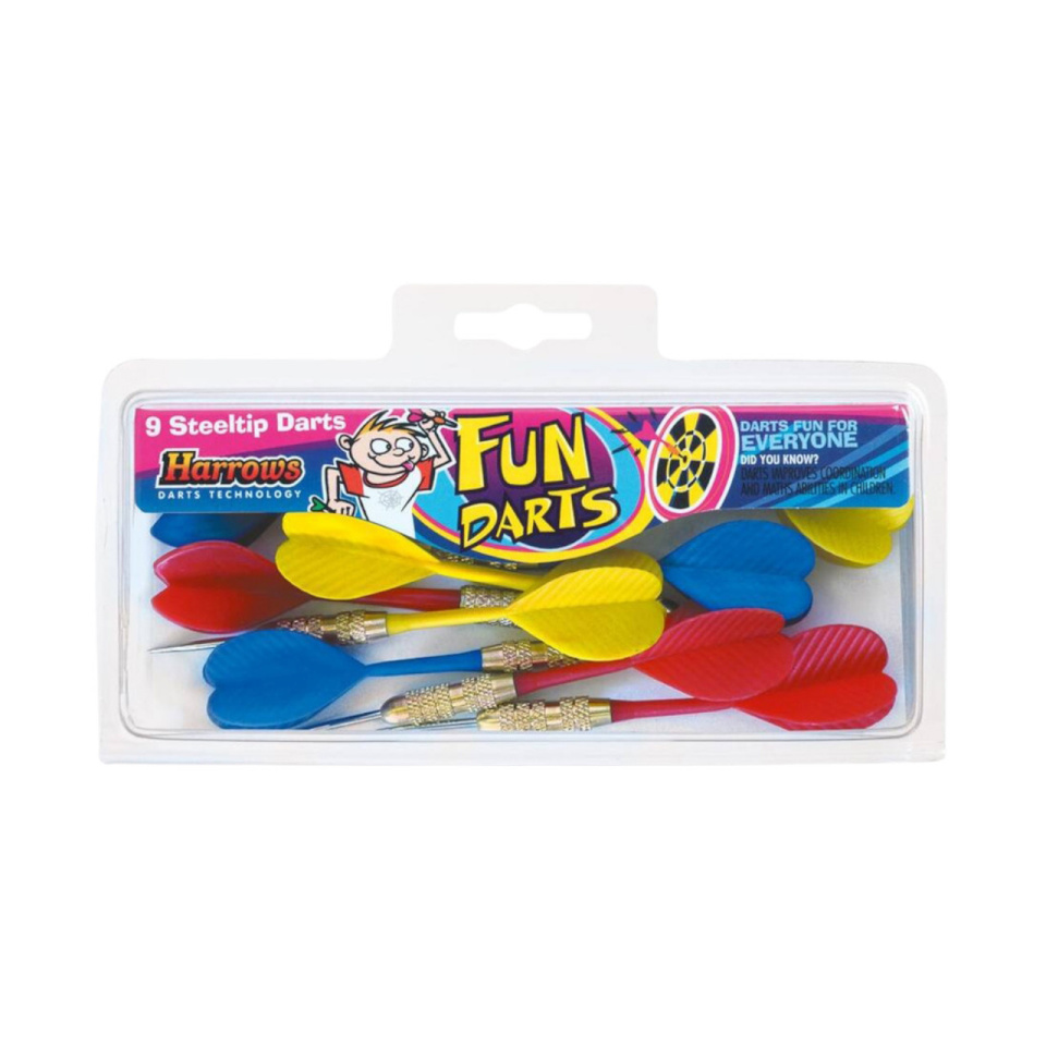 Harrows noolemängu nooled 9 Steeltip Fun Darts