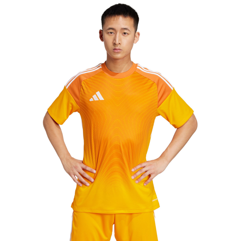 Adidas Teamwear T-särk Bramkarska meestele Tiro 25 Competition Jersey Short Sleeve oranž JN4502 suurus XXL