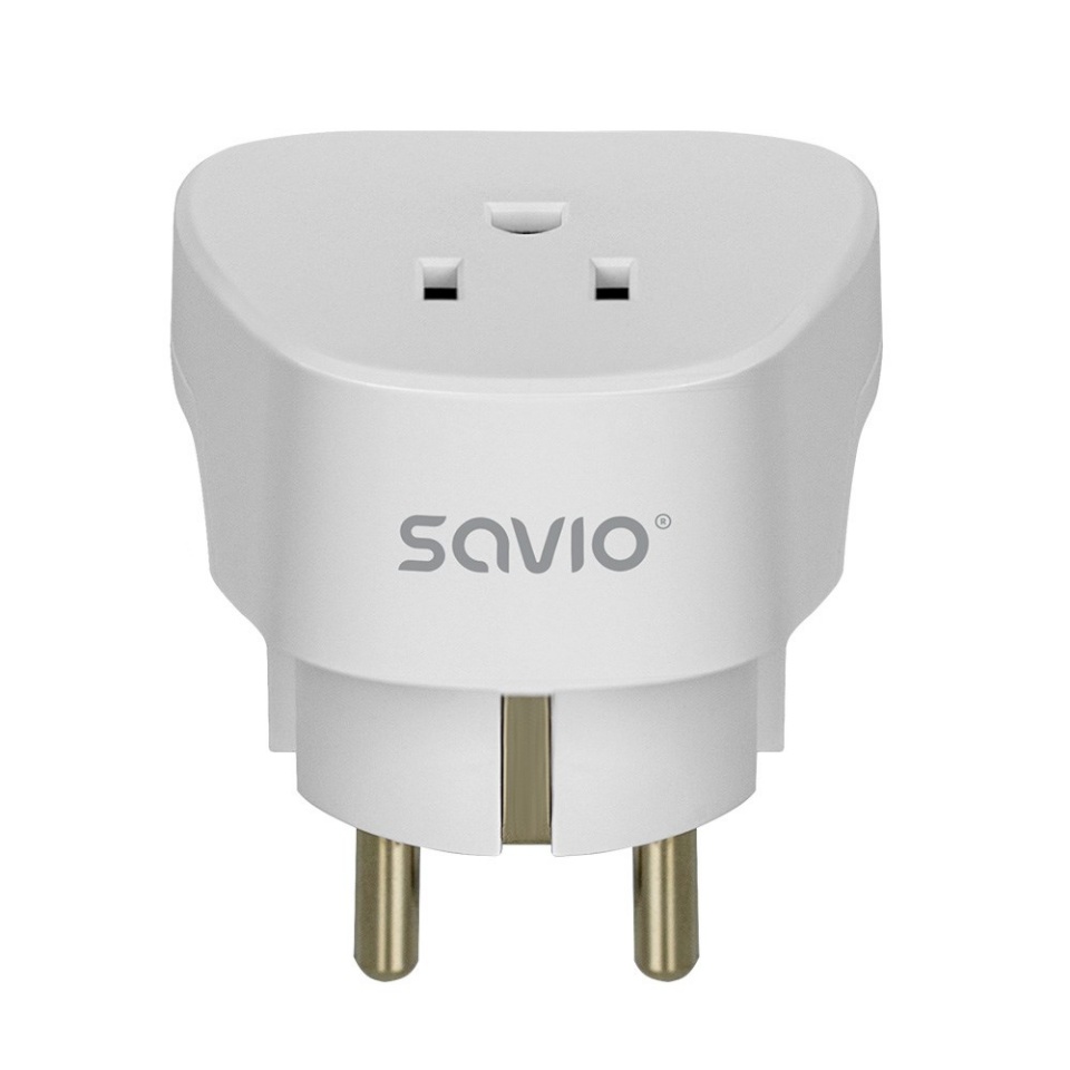 SAVIO AP-01 power adapter/inverter Indoor valge