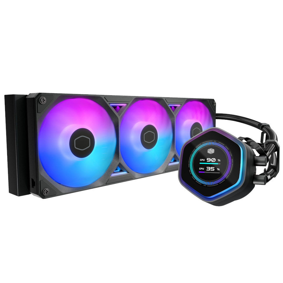 Cooler Master MasterLiquid 360 Atmos II LCD vedelikjahuti, must