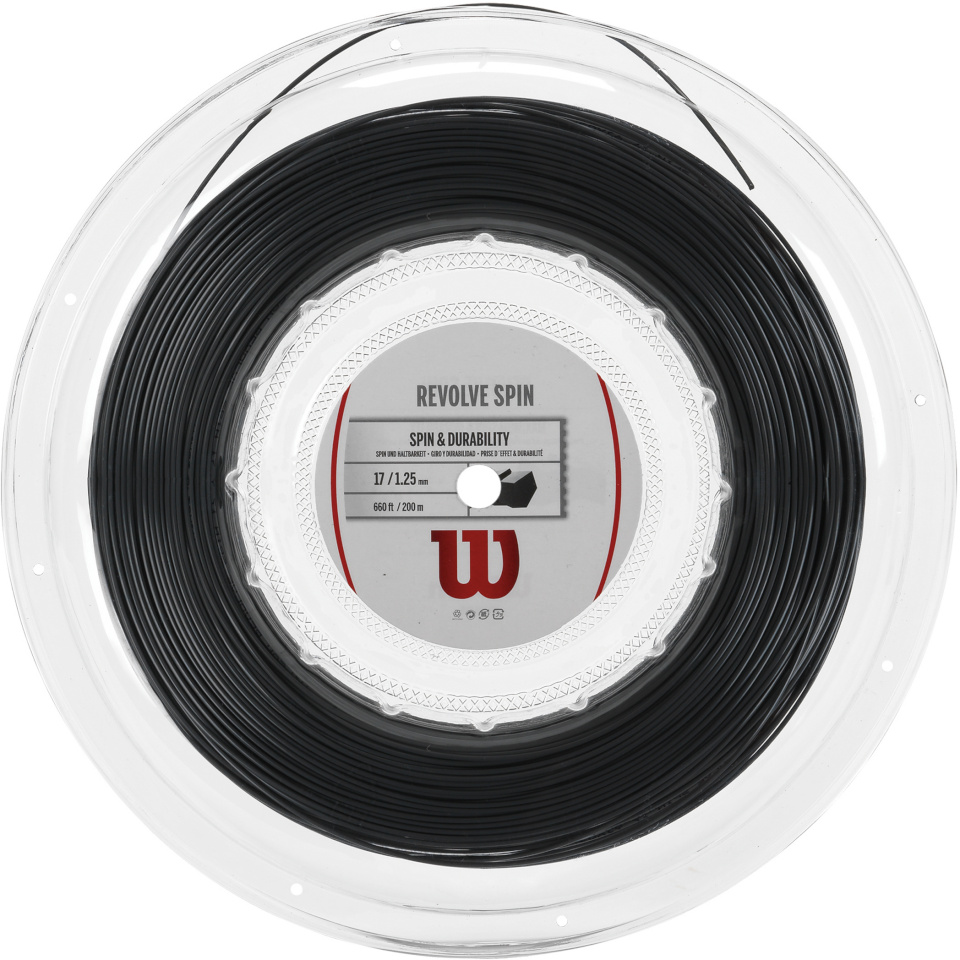Wilson keeled Revolve Spin, must, 17/1,25 mm