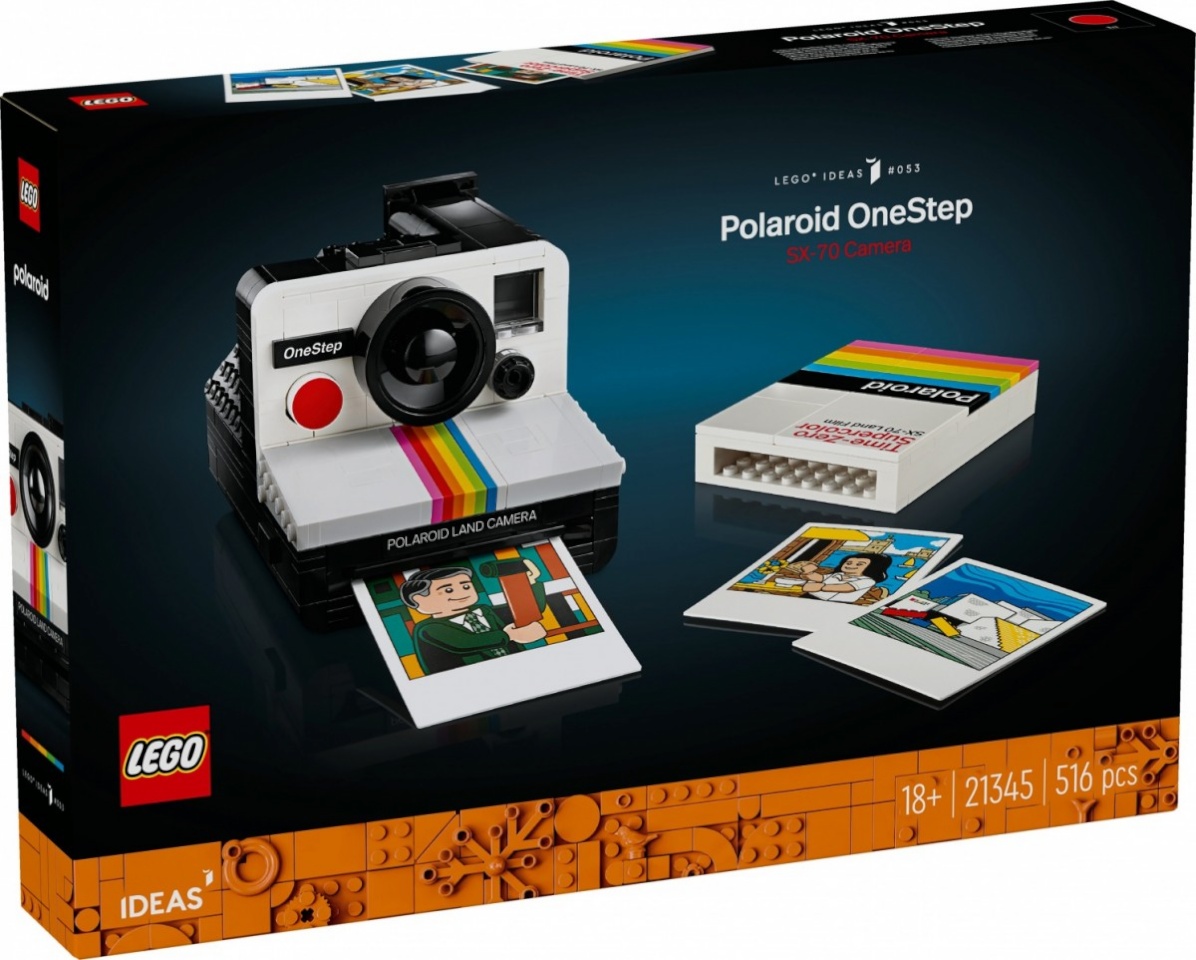 LEGO klotsid 21345 Ideas Polaroid OneStep SX-70 Sofortbildkamera