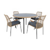 H4Y aiamööblikomplekt PRUSSIA laud ja 4 tooli
