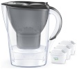 Brita veefilterkann Marella + 3 PRO Pure Performance Filter Jug, hall