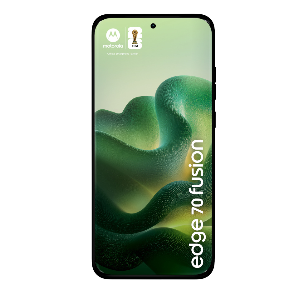 Motorola mobiiltelefon edge70 Fusion 256GB (Sporting Green, Android, 8 GB)