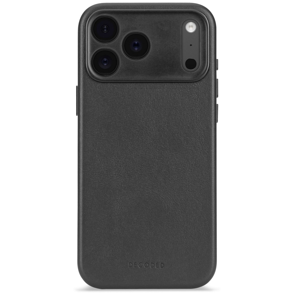 Decoded kaitsekest Leather Backcover iPhone 17 Pro Max must