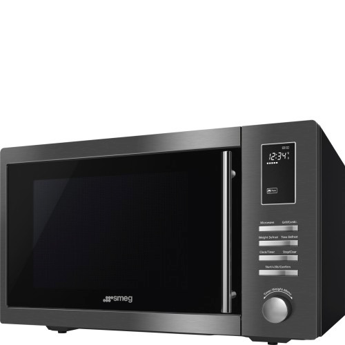 Smeg mikrolaineahi MOE25B , 25 l, tumehall, 1000/900 W