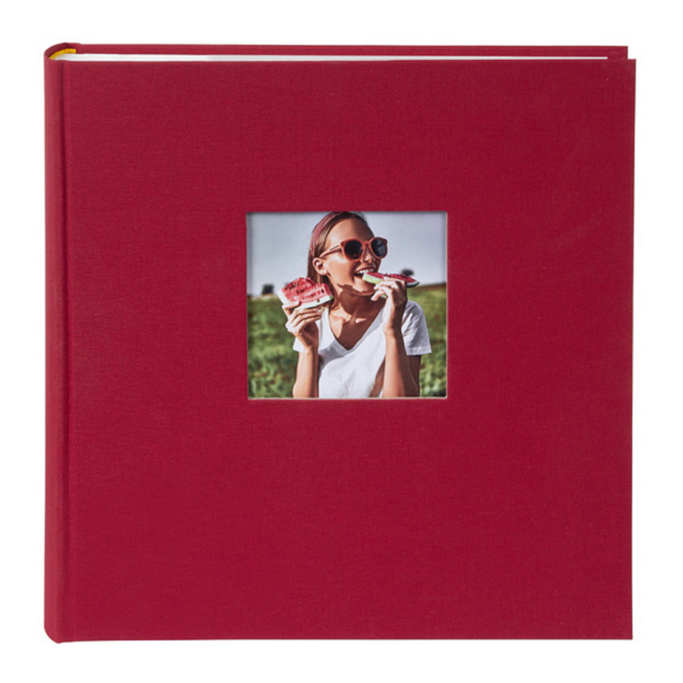 Goldbuch fotoalbum Bella Vista 30x31 cm, 100 valged leheküljed, punane, Book Album