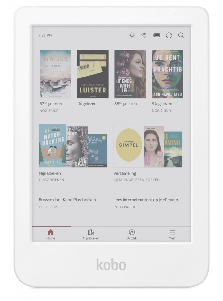Kobo e-luger Clara Colour 16GB Wi-Fi valge