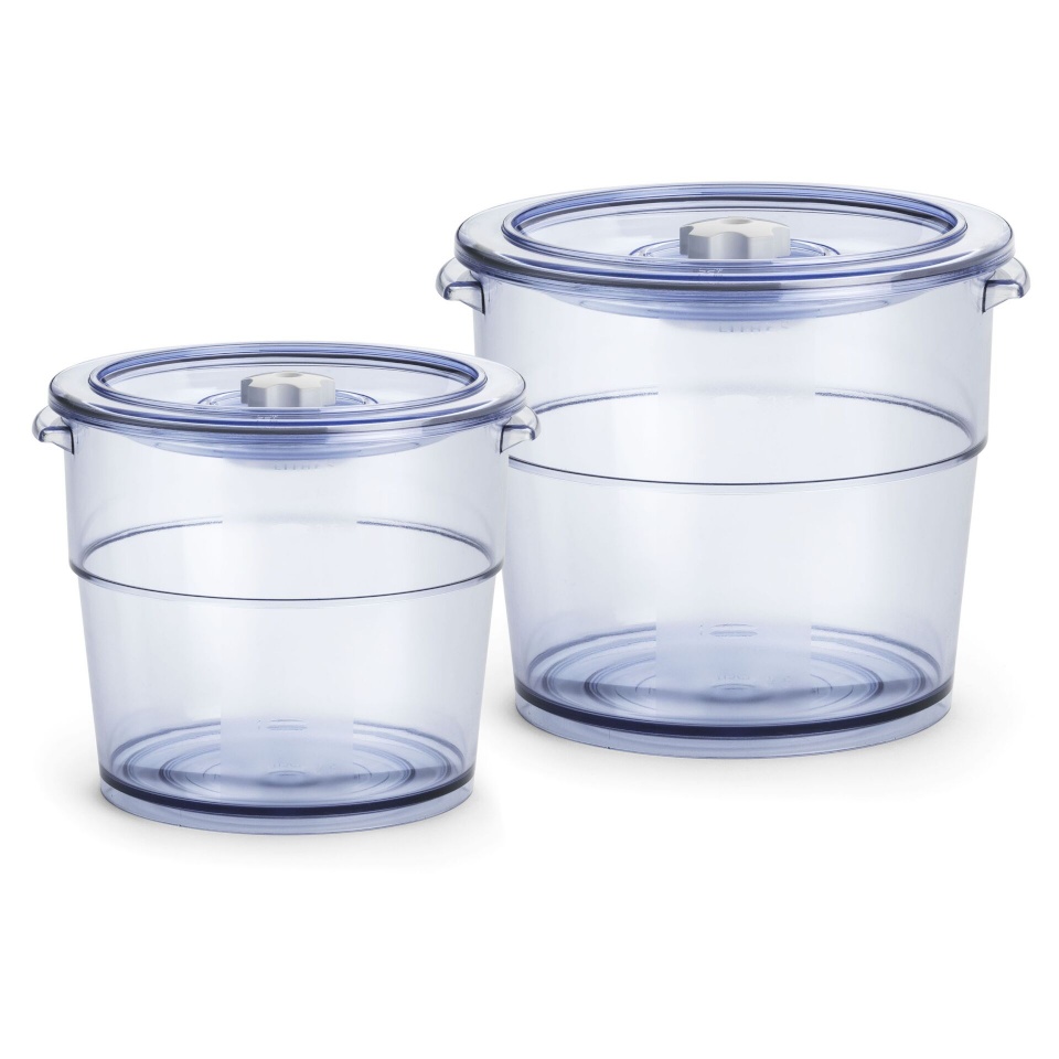 MagicVac vaakumanum Vacuum Containers 2tk, EXECUTIVE 2.0L and 4.0L round