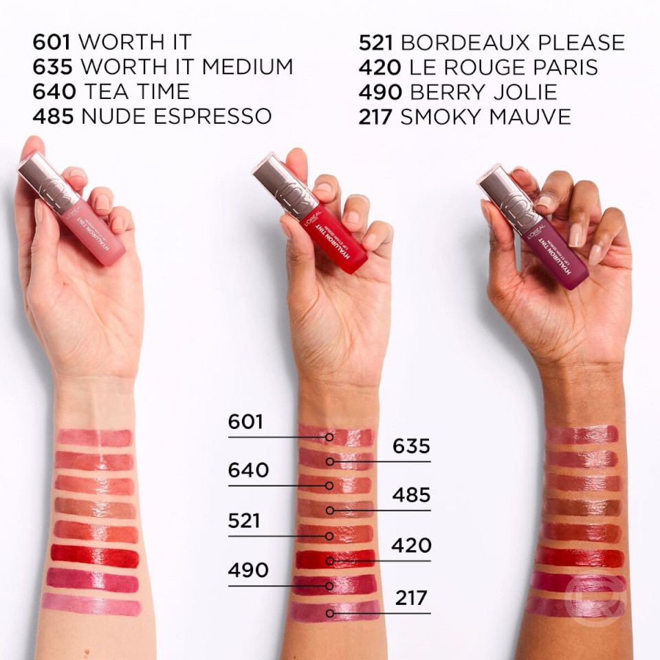 L'Oreal Make Up huulevärv HYALURON TINT (1 Ühikut)