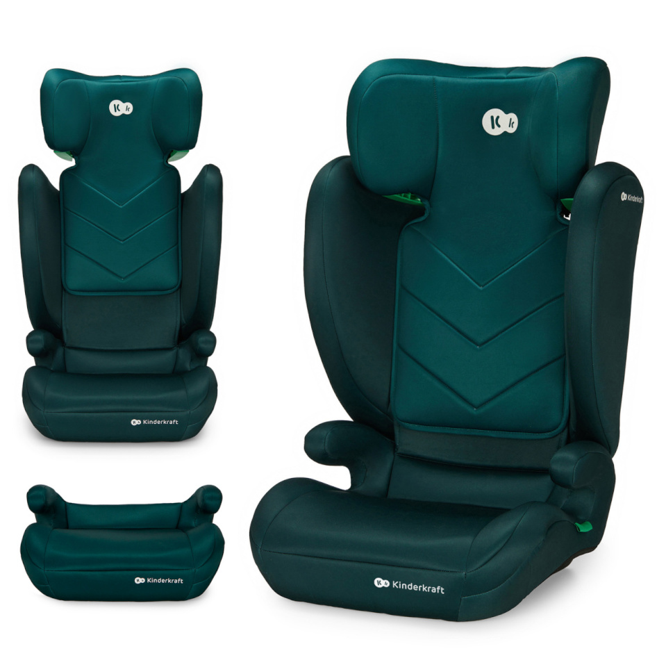 KINDERKRAFT turvatool 15-36kg I-SPARK 2 PLUS I-SIZE, 100-150 cm., Green, KCISPA02GREPL00