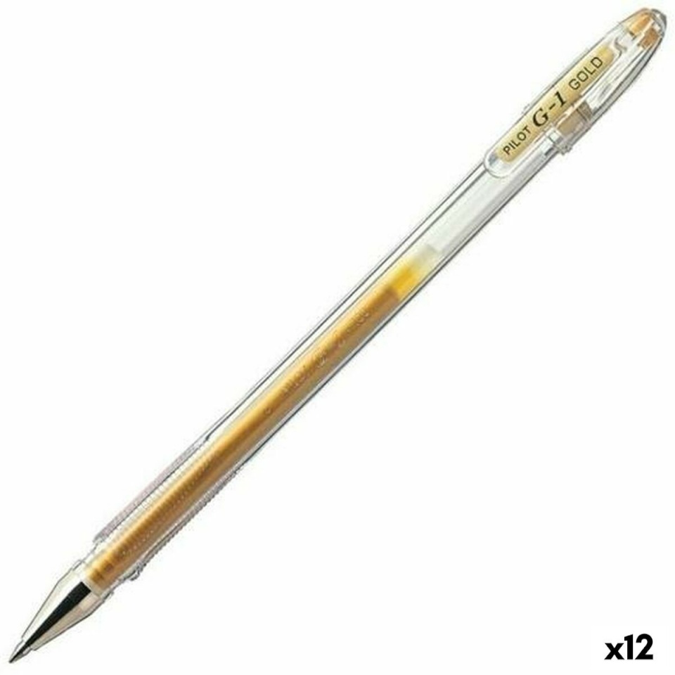 Pilot pastapliiats Roller G-1 kuldne 0,4 mm 12tk