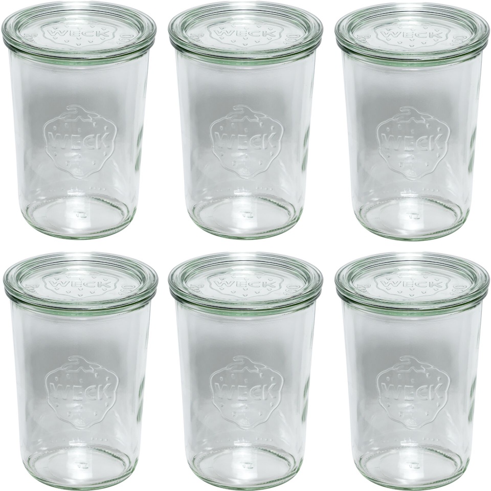 Weck purgid Mold Jar Set of 6, 850ml