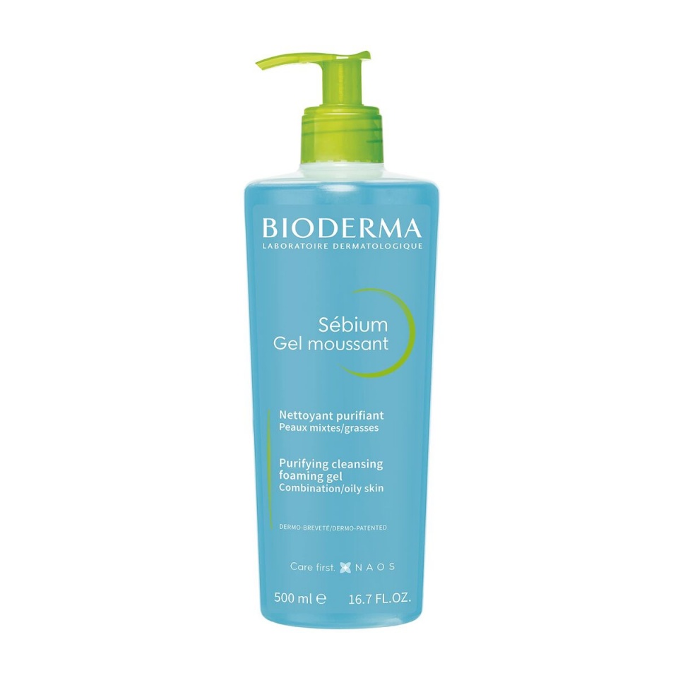 Bioderma näopuhastaja Sébium Gel Moussant 500ml, naistele