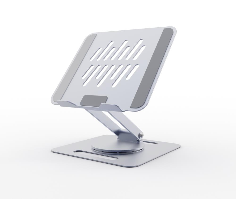 Rotating notebook riser stand 15.6 inches, space grey