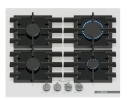 Bosch integreeritav PPP6A2I40 Series 6 Gas Hob, 60cm, valge/must