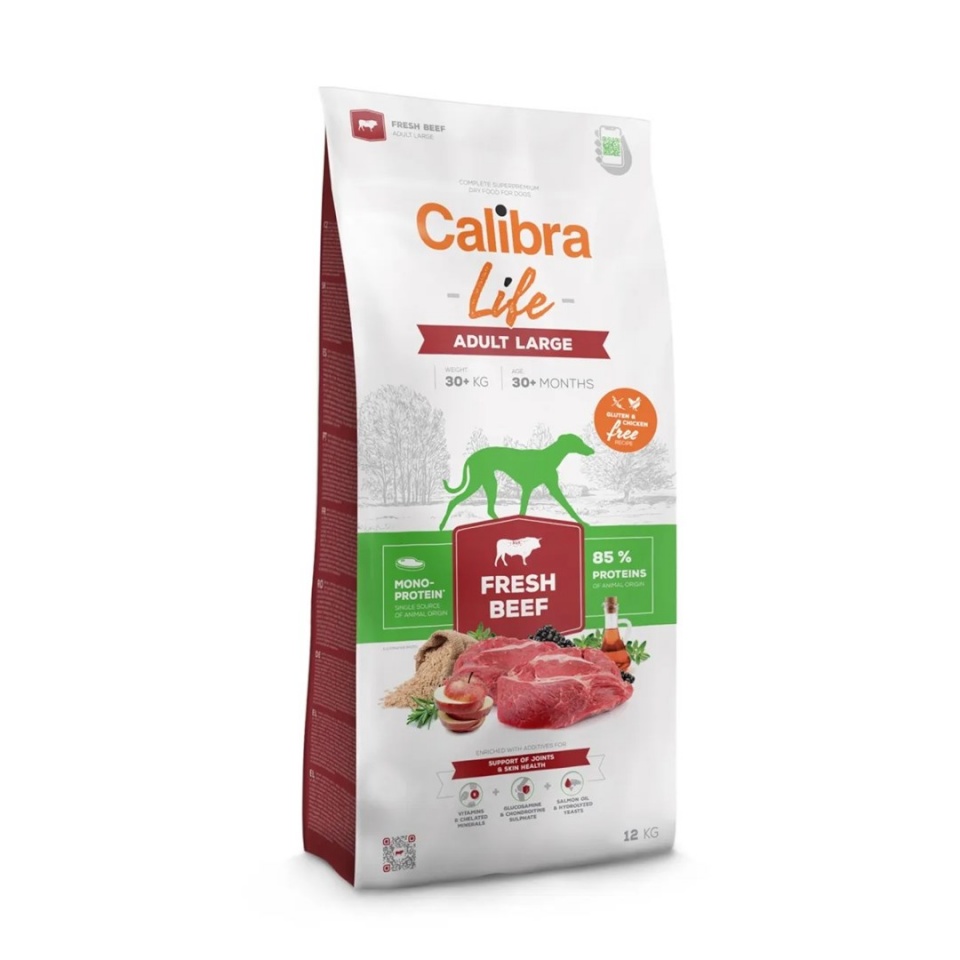 Calibra kuivtoit koerale Life Adult Large Fresh Beef, 12kg