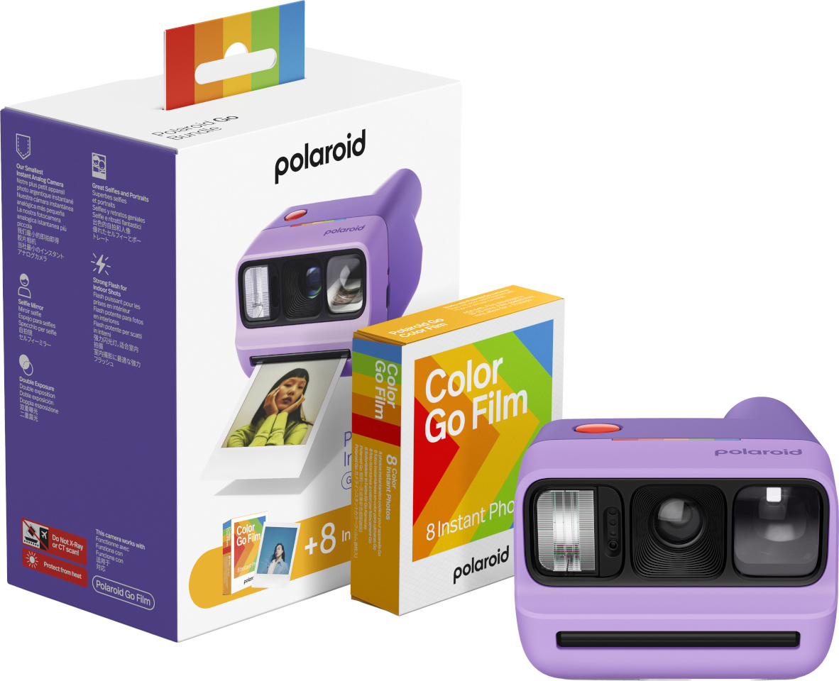 Polaroid Go Gen 3, lilla + Film (8 fotot)