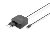 Digitus Digitus Notebook Charger USB-C Power supply 65W PD3.0 DA-10071	 1.2 m, must