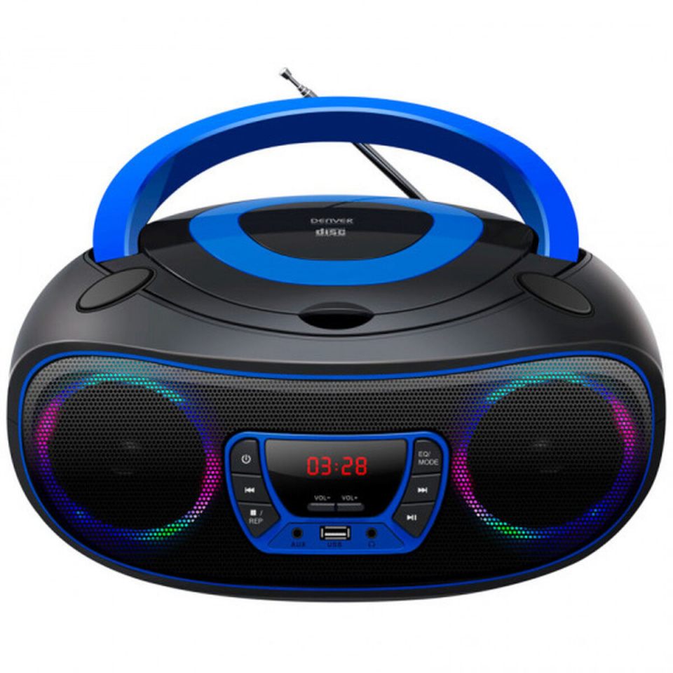 Denver Raadio-CD-MP3-mängija 111141300011 Bluetooth LED LCD