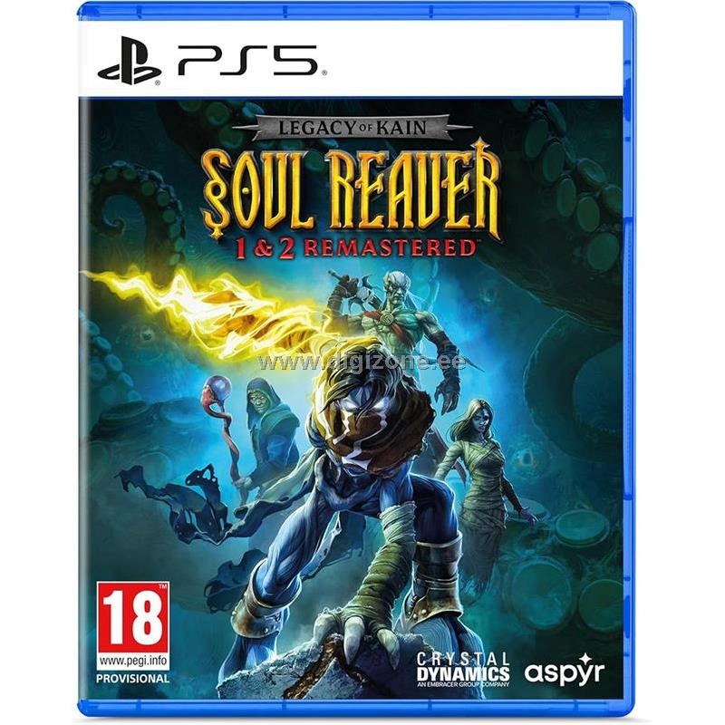 Game PlayStation 5 mäng Legacy of Kain Soul Reaver 1 and 2 Remastered