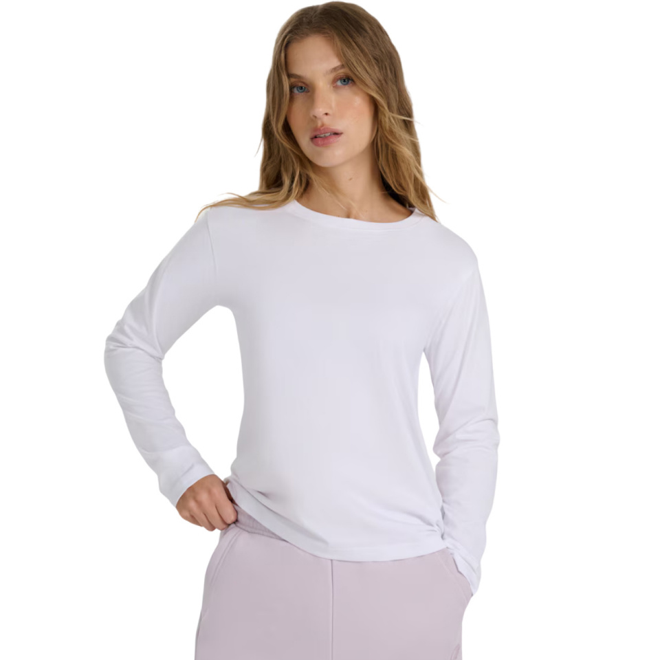 4F T-särk naistele Longsleeve F431 valge 4FWMM00TLONF431 10S suurus L