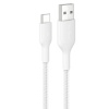 Belkin laadimiskaabel BOOSTCHARGE geflocht.Kab. USB-C/USB-A 2m valge CAB022hq2MWH