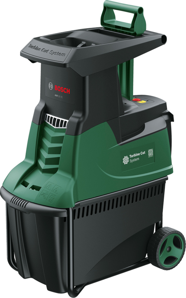 Bosch oksapurustaja AXT 25 TC Electronic Shredder, roheline/must