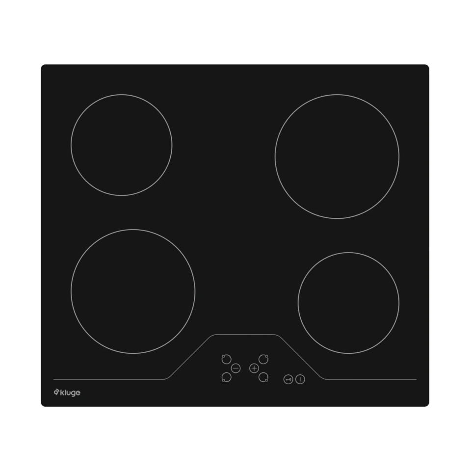 Kluge keraamiline pliidiplaat KPV6010B Ceramic Hob, must